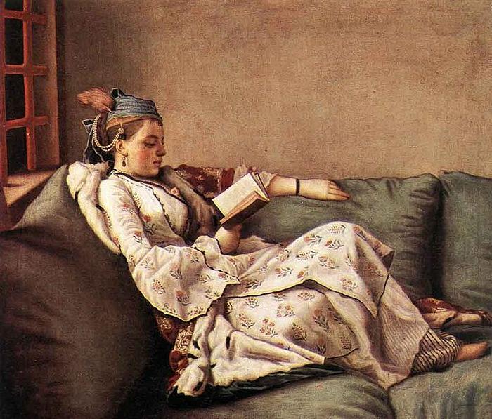 Jean-Etienne Liotard Portrait of Marie Adelaide de France en robe turque Germany oil painting art